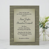 Faire-part de mariage du thème de chasse (Debout devant)