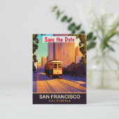 Faire-part de mariage du tramway de San Francisco (Debout devant)