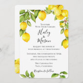 Faire-part de mariage du verger de Citrus (Devant / Derrière)