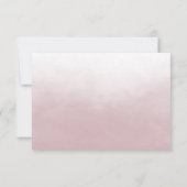 Faire-part de mariage Dusty Rose Pink Blush Floral (Dos)