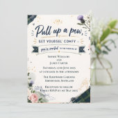 Faire-part de mariage écossais drôle | Tirez un ba (Debout devant)