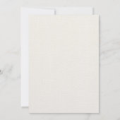 Faire-Part de Mariage Écriture Aquarelle Bleu Blan (Dos)