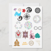 Faire-part de mariage Écriture élégante Minimalist (Dos)