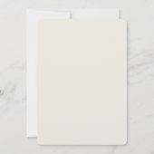 Faire-Part de Mariage Écriture Élégante Ruban Tend (Dos)