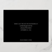 Faire-Part de Mariage Écriture Moderne (Verso)