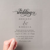 Faire-Part de Mariage Écriture Moderne (In situ (ordinateur de poche))