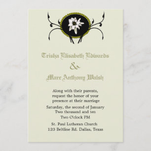 Faire-part de mariage Edelweiss
