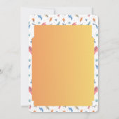 Faire-part de mariage Editable Autumn Leaves | Per (Dos)