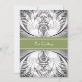 Faire-part de mariage élégance classique (Dos)