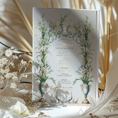 Faire-part de mariage Élégance de lys calla victor