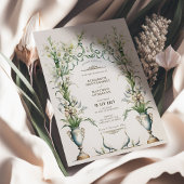 Faire-part de mariage Élégance de lys calla victor