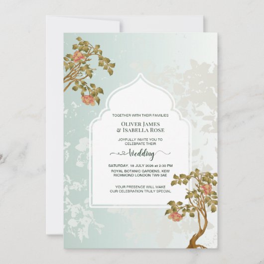 Faire-part de mariage Élégance Minimale | Perlesce (Devant)