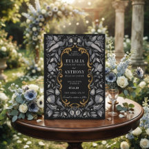 Faire-part de mariage Élégance Royale Dorée