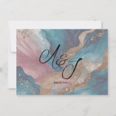 Faire-Part de Mariage Élégant (Dos)