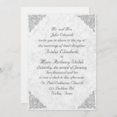 Faire-part de mariage élégant (Devant / Derrière)