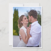 Faire-part de mariage élégant (Dos)