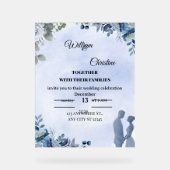 Faire-part de mariage élégant (Recto)