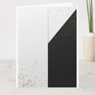 Faire-part de mariage élégant avec confettis Minim