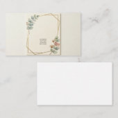 Faire-Part de Mariage Élégant, Botanique et Minima (Devant / Derrière)