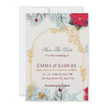 Faire-part de mariage élégant botanique pour annon