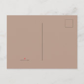 Faire-Part de Mariage Élégant Changement de Date (Dos)