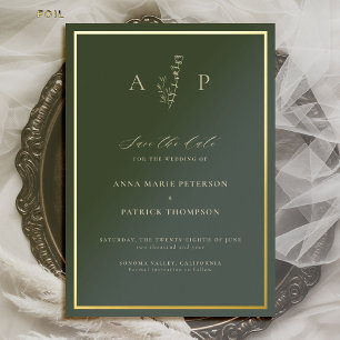 Faire-Part de Mariage Élégant Classique Delicat Sa