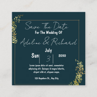 Faire-part de mariage élégant – Classique & Romant