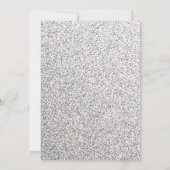 Faire-part de mariage élégant de parties (Dos)