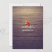 Faire-part de mariage Elegant EAT Drink & Be Marri (Dos)