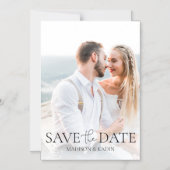 Faire-part de mariage élégant écriture (Recto)