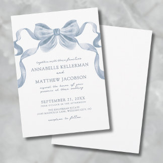Faire-part de mariage élégant et fantaisiste avec