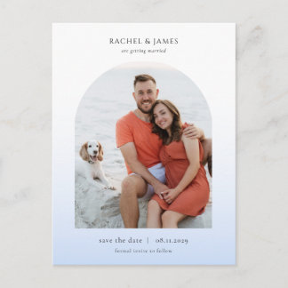 Faire-part de mariage élégant et minimaliste avec 