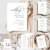 Faire-part de mariage élégant et moderne