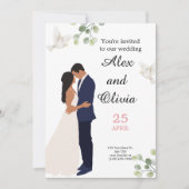FAIRE-PART DE MARIAGE, ÉLÉGANT ET SIMPLE (Devant)