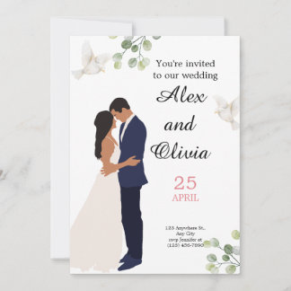 FAIRE-PART DE MARIAGE, ÉLÉGANT ET SIMPLE