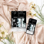 Faire-Part de Mariage Élégant et Sophistiqué Blanc