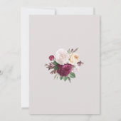 Faire-part de mariage Élégant géométrique doré (Dos)