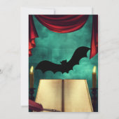 Faire-part de mariage élégant gothique pour sauveg (Dos)