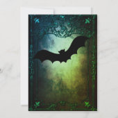 Faire-part de mariage élégant gothique 'save the d (Dos)