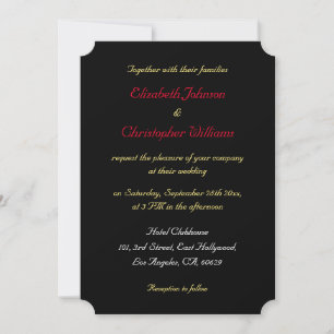 Faire-part de mariage élégant moderne personnalisé