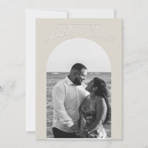 Faire-Part de Mariage Élégant Personnalisé avec Ph