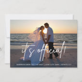 Faire-part de mariage élégant pour une demande en  (Devant)