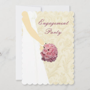 Faire-part de mariage élégant pour une soirée de f