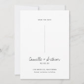 Faire-part de mariage élégant "Save the Date" (Devant)
