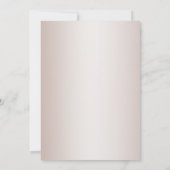 Faire-part de mariage | Elégante perle moderne Blu (Dos)