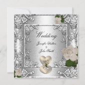 Faire-part de mariage élégants (Devant)