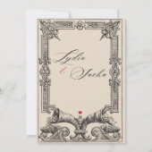 Faire-part de mariage élégants (Collection A6) (Dos)