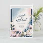 Faire-part de mariage élégants 💍 – Modifiables & (Debout devant)