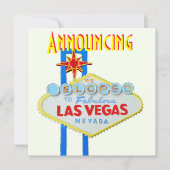 Faire-part de mariage Elope Las Vegas (Devant)