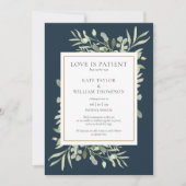 Faire-part de mariage Elopement Love Is Patient (Devant)